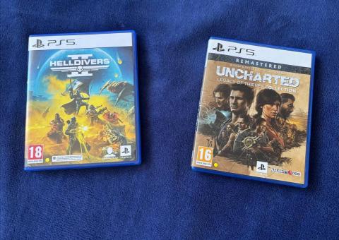 PS5 games: Helldivers 2, Uncharted 
