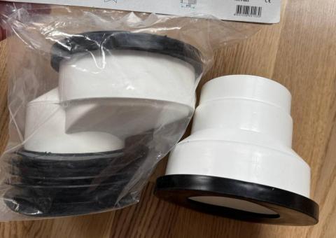Give away toilet eccentric fittings 
