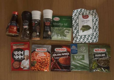 Spices for sale 