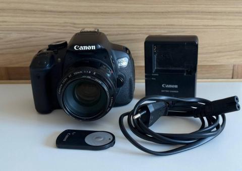 Canon EOS 650D + 50mm 