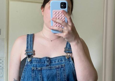 H&M Oversize Denim Jumpsuit 