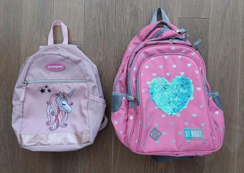 Pink backpacks for girls 