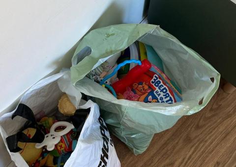 Two bags of toys 