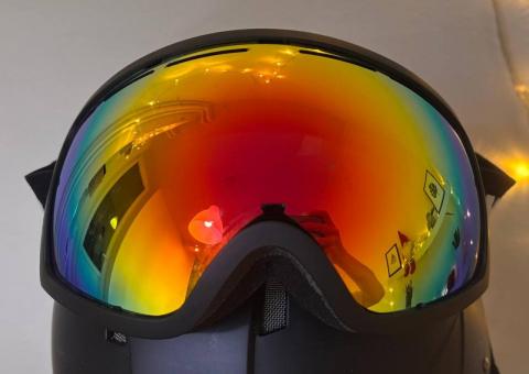 Ski helmet and mask 