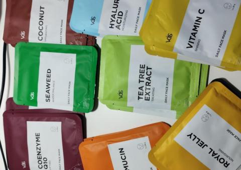 Vitamins, patches, masks 