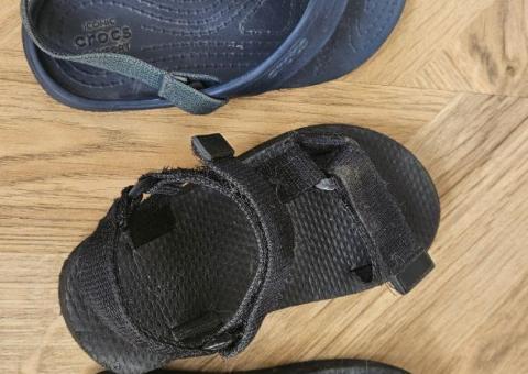 Crocs and sandals 