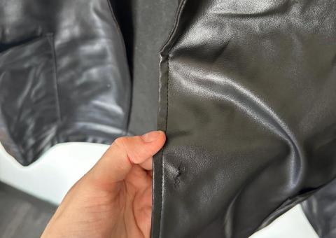 Пиджак из кожзама SHEIN 