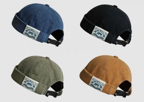 Cap without a visor 