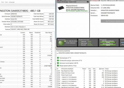Laptop memory and SSD 