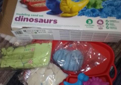 Kids set with sand 