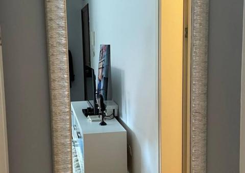 Wooden wall mirror 