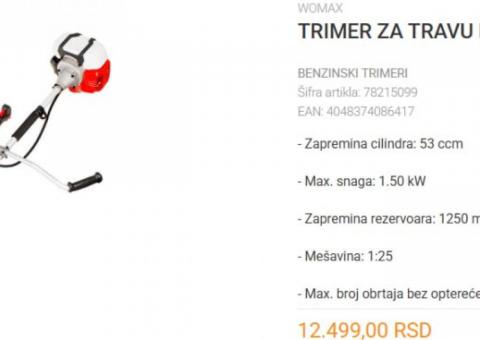 For sale trimmer 