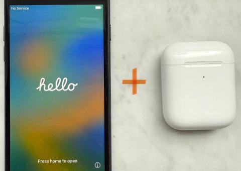 iPhone 8 + AirPods 