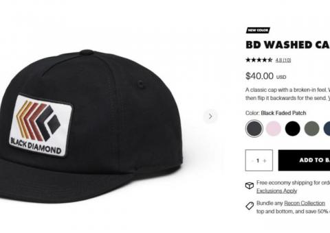 Black Diamond kapa 