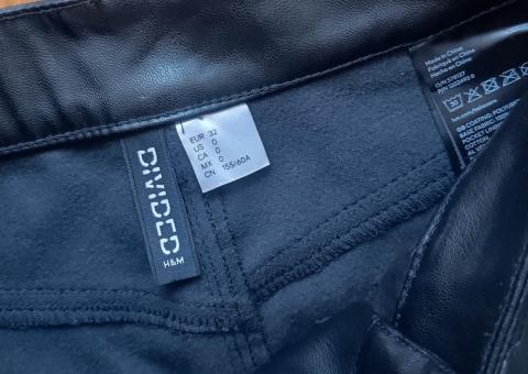 H&M leather pants 