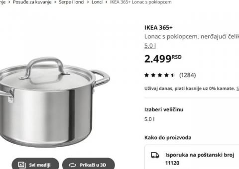 Кастрюли IKEA 