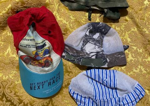 Free cap and bandanas for boy 