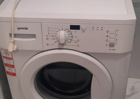 Washing machine & table 