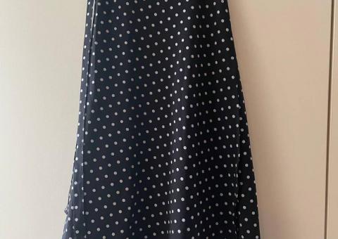 Maxi skirt in polka dots 