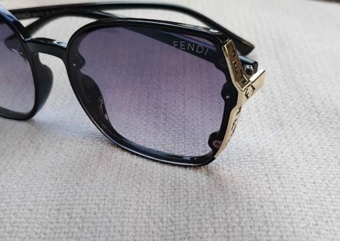 Fendi glasses and denim jacket 