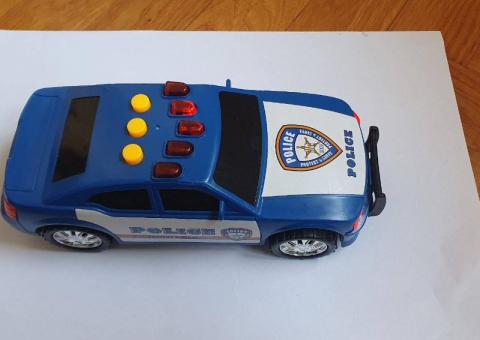 Toy car with siren 