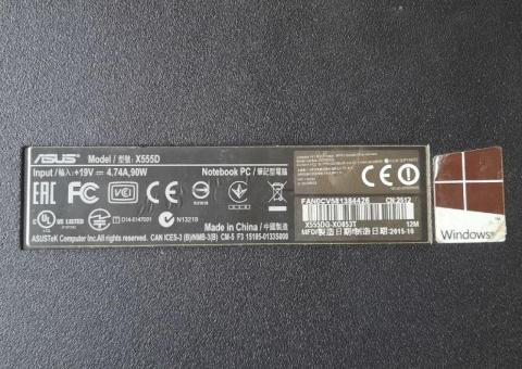 Asus X555D Laptop 