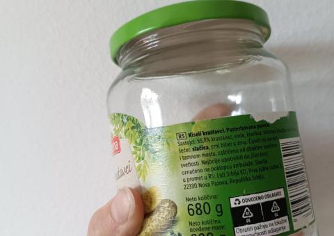 Cucumber jars 