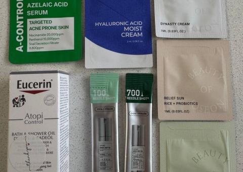 Cosmetics samples 