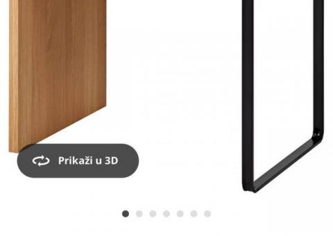 IKEA chairs and table 