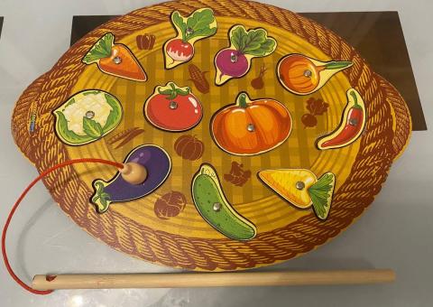 Wooden fishing 