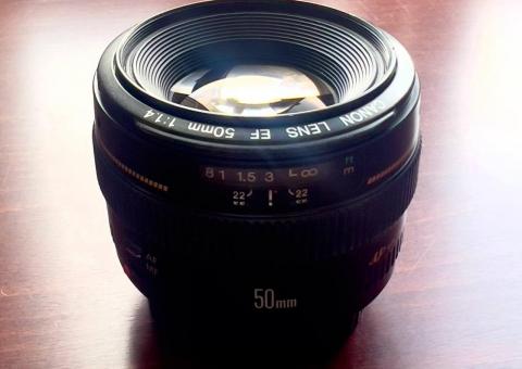 Canon 50mm f/1.4 Lens 