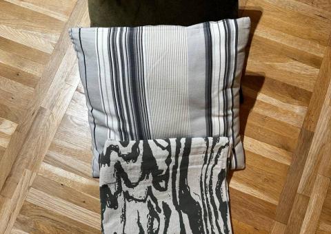 IKEA pillows and blanket 