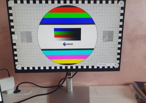 Monitors and router 