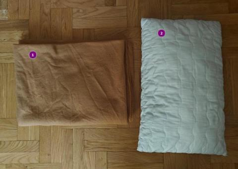 Blanket and pillow 