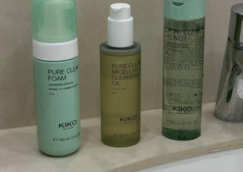 Kiko: Foam, oil, toner 