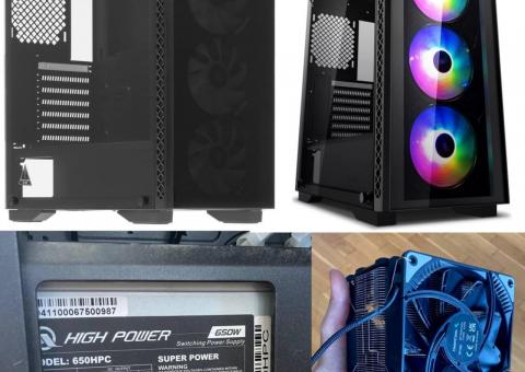 PC case with components for sale ✨