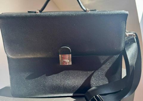 Men's clothing: slip-ons, briefcase, bag, jacket, jeans 